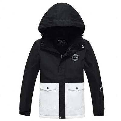 New Kids 2025 Ski Suits Παιδικά μπλουζάκια με κουκούλα για αγόρια για σκι Παλτό Εξωτερικό αδιάβροχο ζεστό χειμωνιάτικο μπουφάν snowboard