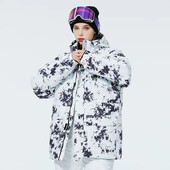 2024 Νέα χειμερινή στολή για σκι στο βουνό για άντρες Γυναικεία αντιανεμική κουκούλα, ζεστά πυκνά ρούχα για Snowboard