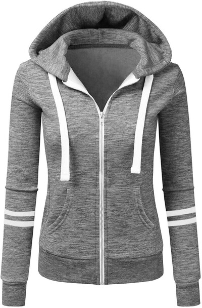 2023 Φθινόπωρο, Χειμερινό Βαμβακερό Αθλητικό Καπέλο Μπραλέτας με φερμουάρ Γυναικείο Παλτό εξωτερικού χώρου Street Trend Άνετο, casual στυλ Μακρύ μανίκι