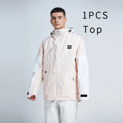 2024 Νέες μπλούζες Γυναικείο μπουφάν για σκι για εξωτερικούς χώρους Ανδρικό Ζεστό αθλητικό μπουφάν Snowboard Αδιάβροχο αδιάβροχο κοστούμι σκι Βαμβακερό παλτό Χειμερινά ρούχα