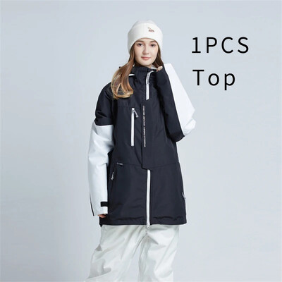 2024 Νέες μπλούζες Γυναικείο μπουφάν για σκι για εξωτερικούς χώρους Ανδρικό Ζεστό αθλητικό μπουφάν Snowboard Αδιάβροχο αδιάβροχο κοστούμι σκι Βαμβακερό παλτό Χειμερινά ρούχα