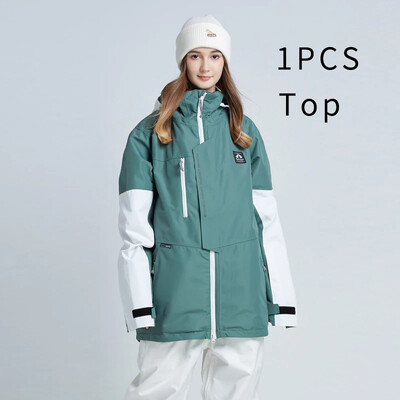 2024 Νέες μπλούζες Γυναικείο μπουφάν για σκι για εξωτερικούς χώρους Ανδρικό Ζεστό αθλητικό μπουφάν Snowboard Αδιάβροχο αδιάβροχο κοστούμι σκι Βαμβακερό παλτό Χειμερινά ρούχα