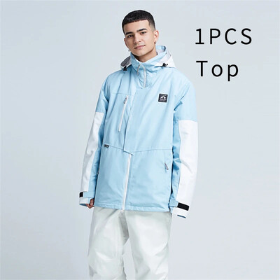 2024 Νέες μπλούζες Γυναικείο μπουφάν για σκι για εξωτερικούς χώρους Ανδρικό Ζεστό αθλητικό μπουφάν Snowboard Αδιάβροχο αδιάβροχο κοστούμι σκι Βαμβακερό παλτό Χειμερινά ρούχα