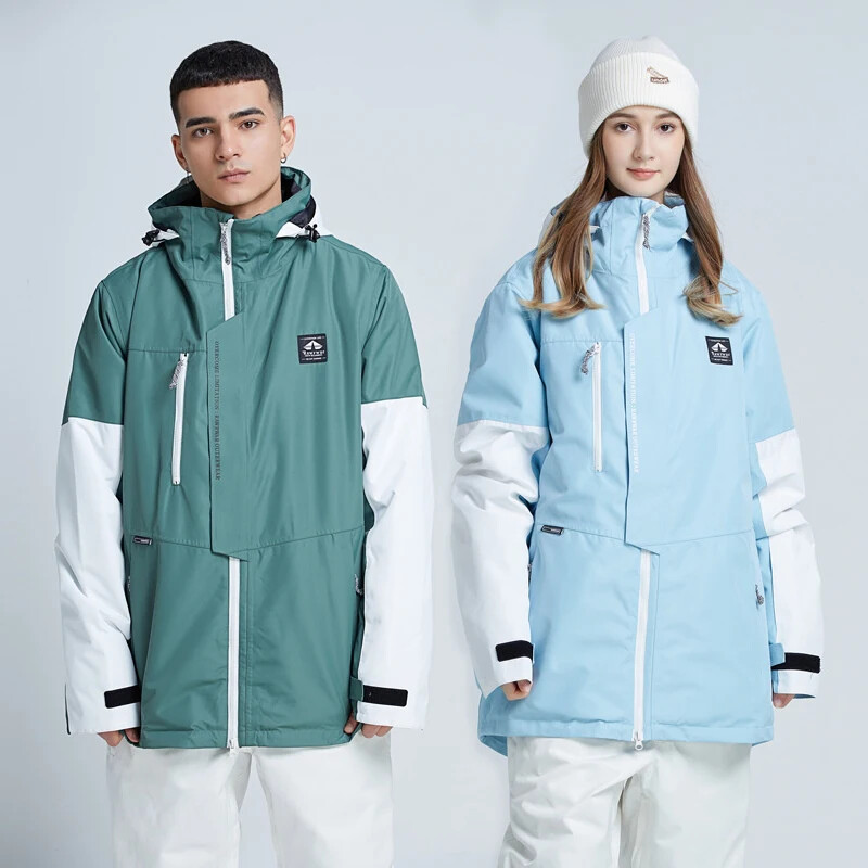 2024 Νέες μπλούζες Γυναικείο μπουφάν για σκι για εξωτερικούς χώρους Ανδρικό Ζεστό αθλητικό μπουφάν Snowboard Αδιάβροχο αδιάβροχο κοστούμι σκι Βαμβακερό παλτό Χειμερινά ρούχα