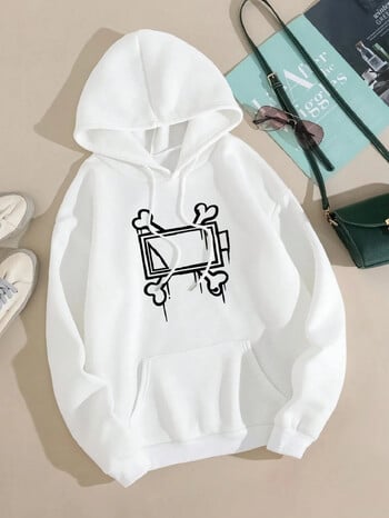 MURDER DRONES Hoodie Harajuku Дамска поларена суичър с щампа с дълъг ръкав Ежедневен пролетен есенен суитчър Street Wear Y2k Clothes