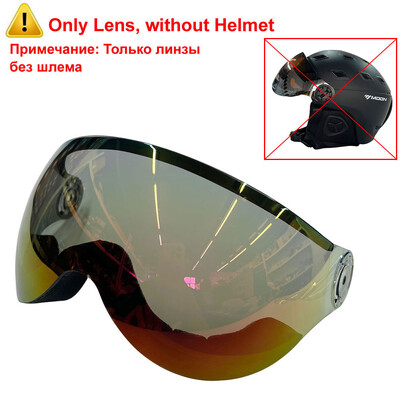 MOON Goggles slidinėjimo šalmas, integruotas kompiuteris + EPS aukštos kokybės slidinėjimo šalmas lauke suaugusiems skirtų slidinėjimo snieglenčių šalmai