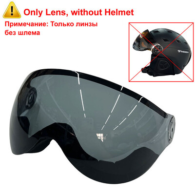 MOON Goggles slidinėjimo šalmas, integruotas kompiuteris + EPS aukštos kokybės slidinėjimo šalmas lauke suaugusiems skirtų slidinėjimo snieglenčių šalmai