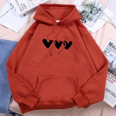 Γυναικείες φόρμες γυναικείας φόρμας κλασικής μόδας Harajuku με κουκούλα Fleece με κουκούλα Crew Neck Casual Hoodie