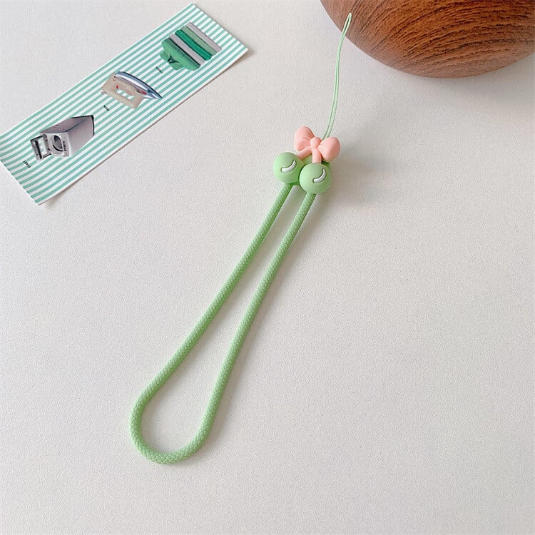 Uus multikas karu ja jänese mobiiltelefoni rihm kukkumisvastane silikoonist randmenöör U ketas võtmehoidja randmepael