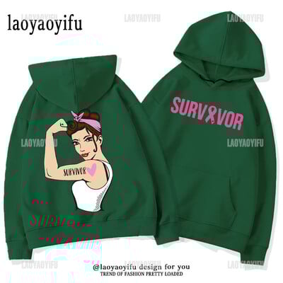 Breast Cancer Awareness Motivational Fighter Graphic pullover BREAST CANCER AWARENESS Pink Ribbon Tree Woman Hoodies