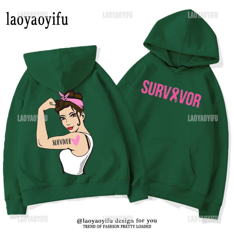 Breast Cancer Awareness Motivational Fighter Graphic pullover BREAST CANCER AWARENESS Pink Ribbon Tree Woman Hoodies