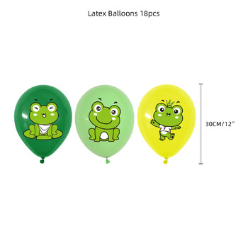 βάτραχος διακόσμηση γενεθλίων flag Frog Balloon Flag Παιδικό πάρτι Διακόσμηση Αναλώσιμα