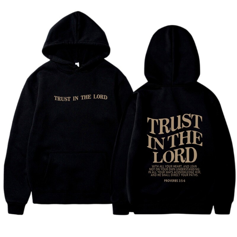 Φθινοπωρινό ανοιξιάτικο γράμμα με στάμπα Christian Hoodie για γυναίκες Casual Άνετα ζεστά μπλουζάκια Oversize φούτερ Γυναικεία ρούχα