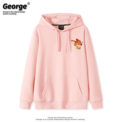 Diferite cupluri Iepuraș Judy Hopps Vulpe Nick Wilde Pulover cu glugă Pulover Jachetă Casual Desen animat Model Lejer Confortabil