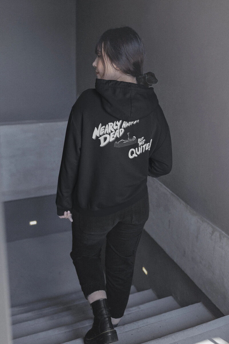 Έγχρωμες σχεδόν νεκρές κουκούλες Γυναικείες μπλούζες με κουκούλα Πουλόβερ Μόδα γραφικά από καθαρό βαμβάκι Streetwear φόρεμα με κουκούλα