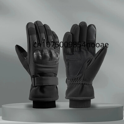 Zimné teplé rukavice Termo taktické pánske rukavice Poľovnícke ochranné rukavice Celoprstové vojenské bojové dotykové obrazovky Vonkajšie lyžovanie