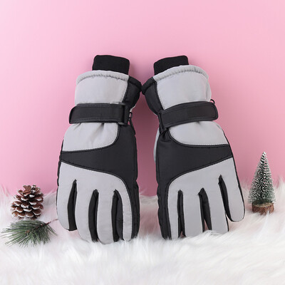 Χειμερινά γάντια Snowboard Ski Αντιολισθητική Οθόνη Αφής Αδιάβροχη Μοτοσικλέτα Ποδηλασίας Fleece Ζεστά γάντια ιππασίας