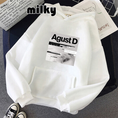2021 Aesthetic Agust D Women Hoodie Female Long Sleeve Autumn Hoodie Women korean kpop Tops y2k aesthetic harajuku Hoodie