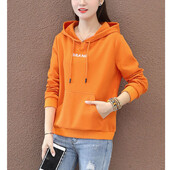 Γυναικείες μακρυμάνικες κουκούλες εκτύπωσης Simplicity, Γυναικεία ρούχα, Casual, μπλουζάκια με όλα τα ταιριαστά, Office Lady, Φθινοπωρινή μόδα