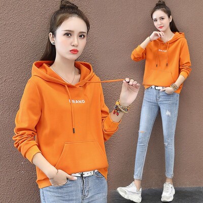 Γυναικείες μακρυμάνικες κουκούλες εκτύπωσης Simplicity, Γυναικεία ρούχα, Casual, μπλουζάκια με όλα τα ταιριαστά, Office Lady, Φθινοπωρινή μόδα