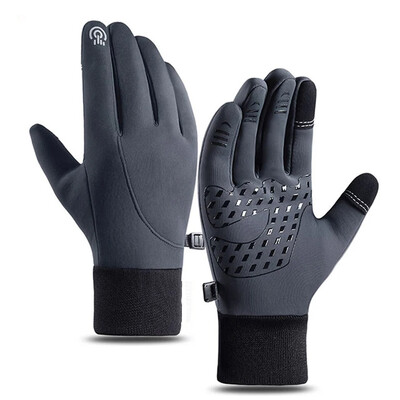 Γάντια χειμερινού σκι Αδιάβροχα αντιανεμικά αντιολισθητικά γάντια ζεστού σκι Οθόνη αφής Χειμερινή ποδηλασία τρέξιμο για περπάτημα αθλητικά γάντια