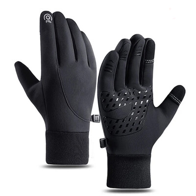 Γάντια χειμερινού σκι Αδιάβροχα αντιανεμικά αντιολισθητικά γάντια ζεστού σκι Οθόνη αφής Χειμερινή ποδηλασία τρέξιμο για περπάτημα αθλητικά γάντια