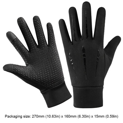 Încălzitor de mâini electric cu ecran tactil, încălzit, rezistent la vânt, reîncărcabil prin USB, mănuși termice cu încălzire cu 2 degete, pentru femei, bărbați