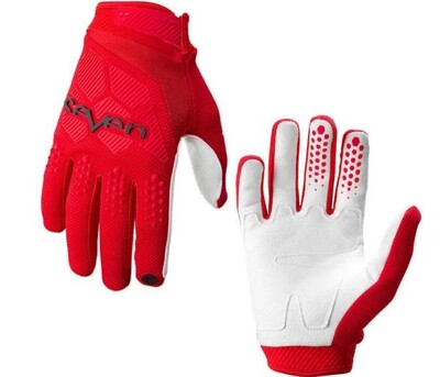 Επτά χρώματα γάντια ιππασίας εξωτερικού χώρου λαστιχένια μοτοσικλέτα cross-country αντιολισθητικά μακριά δάχτυλα