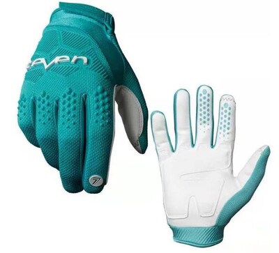 Επτά χρώματα γάντια ιππασίας εξωτερικού χώρου λαστιχένια μοτοσικλέτα cross-country αντιολισθητικά μακριά δάχτυλα