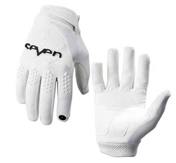 Επτά χρώματα γάντια ιππασίας εξωτερικού χώρου λαστιχένια μοτοσικλέτα cross-country αντιολισθητικά μακριά δάχτυλα