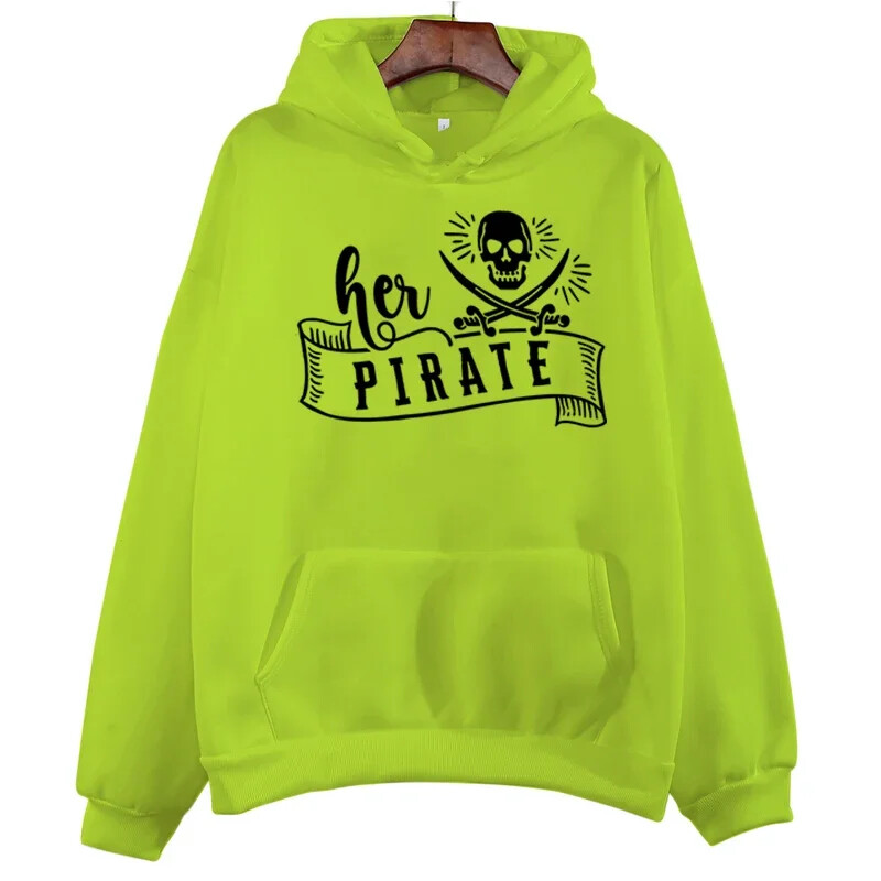 Mehed Naised Sobivad paarid Tema PIRAAT Tema MERNEITSI Graafilised Paarid Dressid Pikad varrukad Sobivad rõivad paaridele Pusad