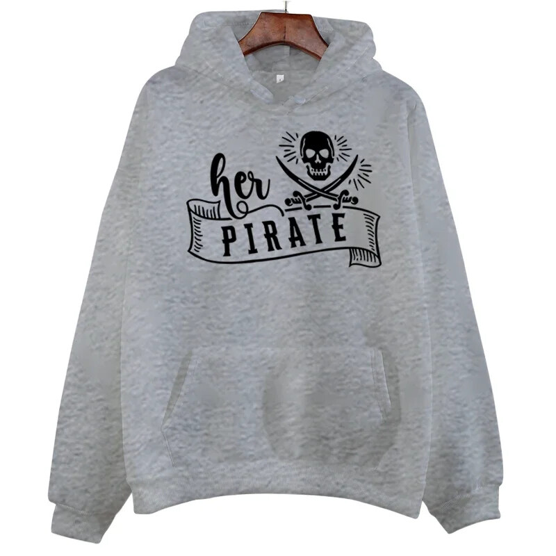 Mehed Naised Sobivad paarid Tema PIRAAT Tema MERNEITSI Graafilised Paarid Dressid Pikad varrukad Sobivad rõivad paaridele Pusad