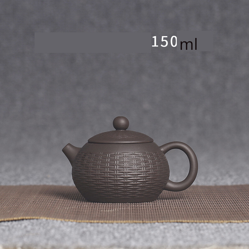 WUQA oală de nisip violet oală mică ceainic pur lucrat manual o singură oală set de ceai din ceramică acasă living