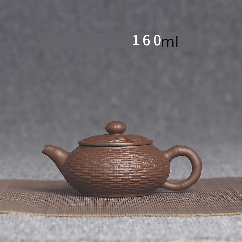 WUQA oală de nisip violet oală mică ceainic pur lucrat manual o singură oală set de ceai din ceramică acasă living