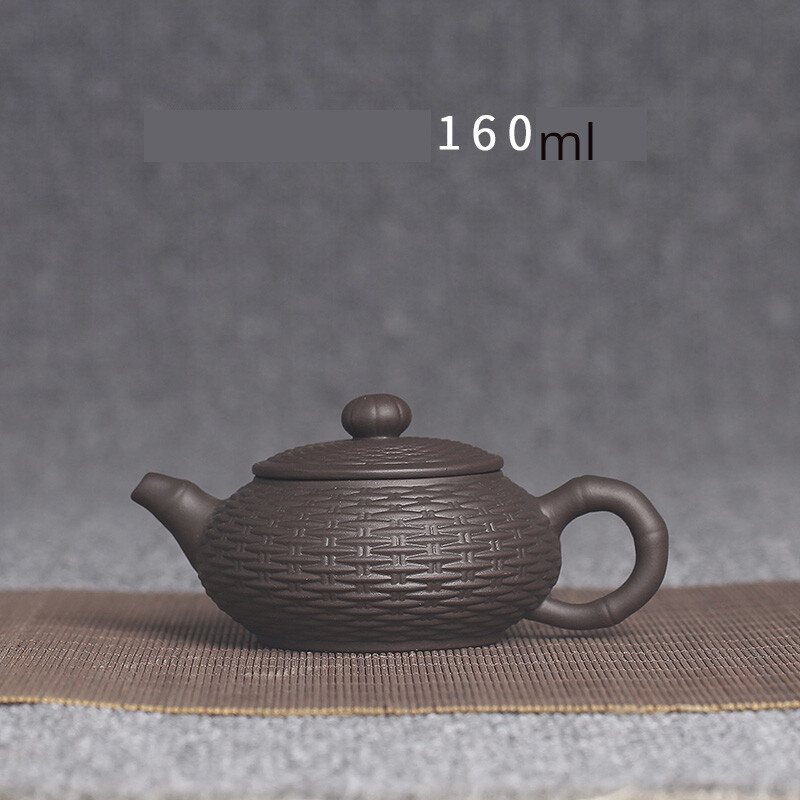 WUQA oală de nisip violet oală mică ceainic pur lucrat manual o singură oală set de ceai din ceramică acasă living