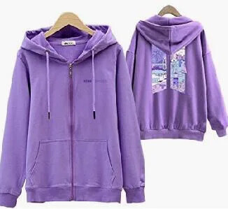 Youth Club Fengshan Performance Lavender Purple Φούτερ Φωτογραφίες Επίσημης Έκδοσης Yet To Come Φούτερ με κουκούλα