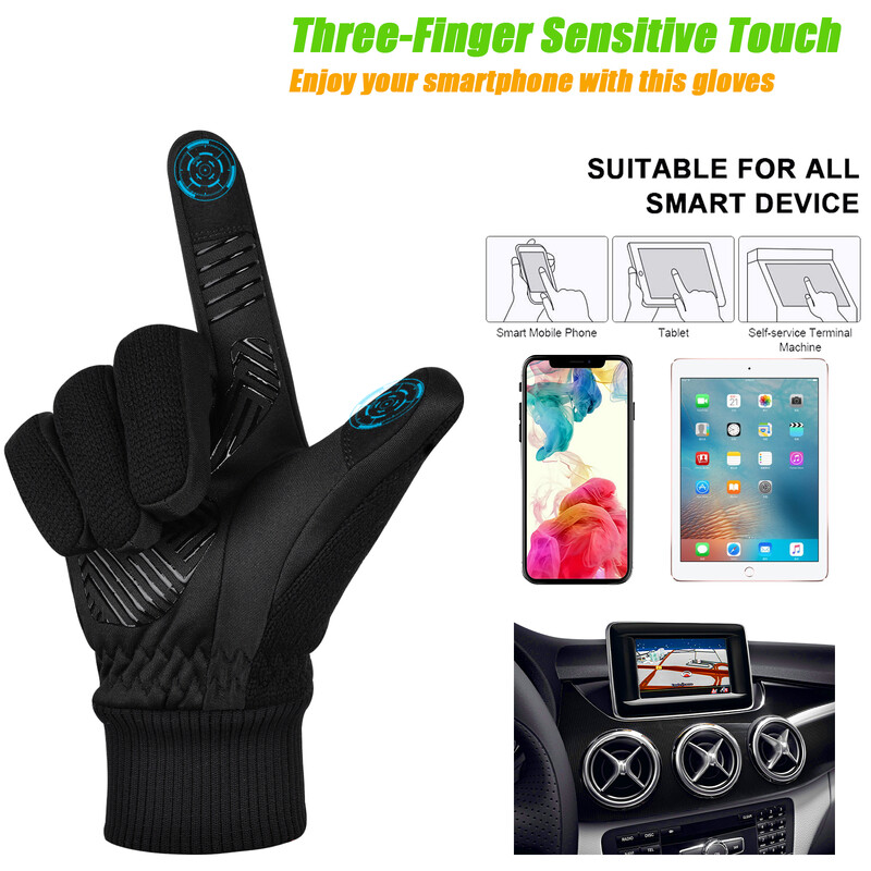 MOREOK -10℃ Χειμερινά γάντια 3M Thinsulate Warm Thermal Gloves Οθόνη αφής Γάντια ποδηλάτου Αντιολισθητικά Γάντια ποδηλασίας Ανδρικά Γυναικεία