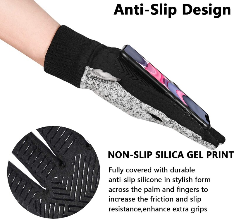 Téli kesztyű -10℃ 3M Thinsulate hővédő kesztyű hidegálló meleg futókesztyű Érintőképernyős országúti kerékpáros kesztyű férfiaknak női