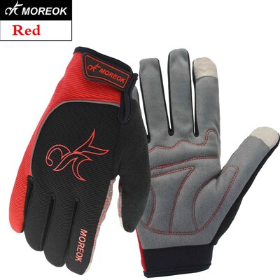 MOREOK Winter Gloves Sponge Pads Γάντια ποδηλάτου ευαίσθητη οθόνη αφής Γάντια ποδηλάτου φθινοπώρου ανακλαστικά γάντια ποδηλασίας για άνδρες γυναίκες