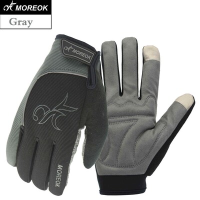 MOREOK Winter Gloves Sponge Pads Γάντια ποδηλάτου ευαίσθητη οθόνη αφής Γάντια ποδηλάτου φθινοπώρου ανακλαστικά γάντια ποδηλασίας για άνδρες γυναίκες