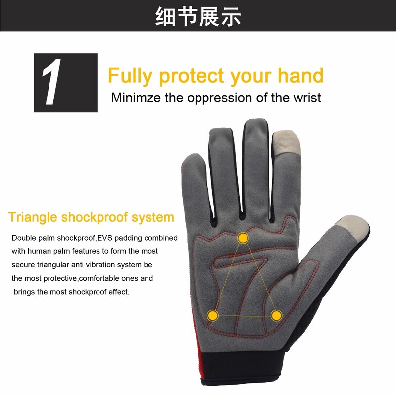 MOREOK Winter Gloves Sponge Pads Γάντια ποδηλάτου ευαίσθητη οθόνη αφής Γάντια ποδηλάτου φθινοπώρου ανακλαστικά γάντια ποδηλασίας για άνδρες γυναίκες