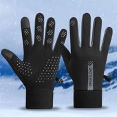 Talvekindad Meestele Naised Jalgrattasõiduks Libisemiskindlad termofliisist külmakindlad tuulekindlad veekindlad soojad väljas jooksmise suusakindad