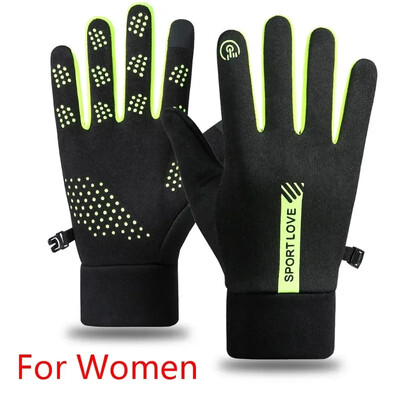 Talvekindad Meestele Naised Jalgrattasõiduks Libisemiskindlad termofliisist külmakindlad tuulekindlad veekindlad soojad väljas jooksmise suusakindad