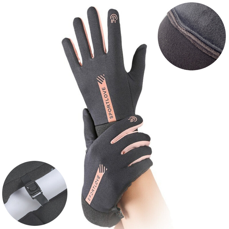 Talvekindad Meestele Naised Jalgrattasõiduks Libisemiskindlad termofliisist külmakindlad tuulekindlad veekindlad soojad väljas jooksmise suusakindad