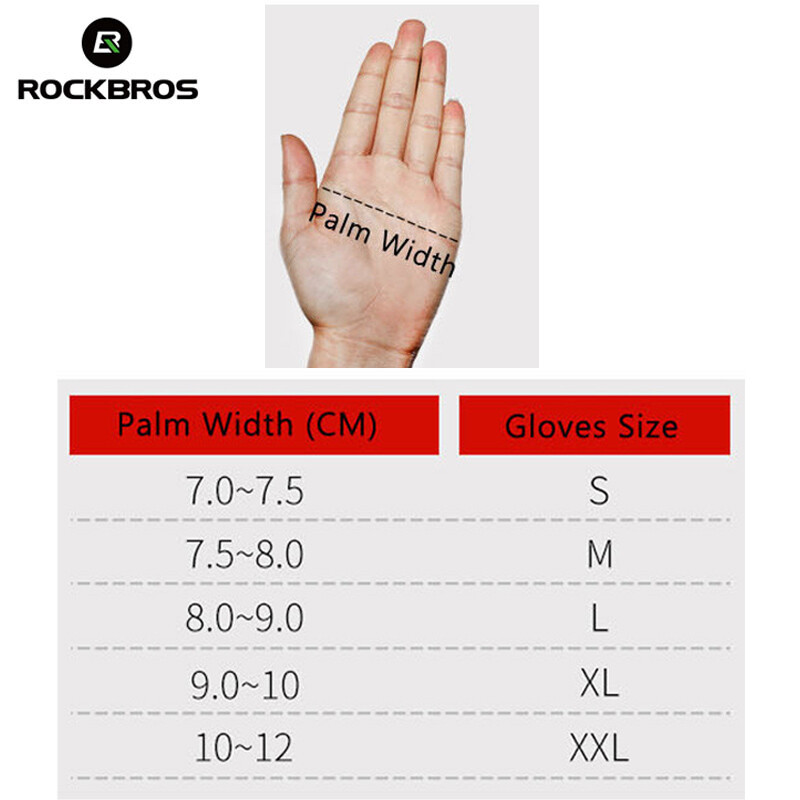 ROCKBROS jutiklinis ekranas dviračių pirštinės Rudens žiemos terminis vėjui atsparios dviračio pirštinės sulaiko šilumą Storos sportinės pirštinės, dviračių priedai