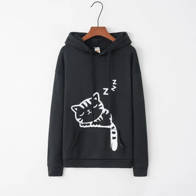 Φούτερ με κουκούλα με κουκούλα γάτας 2023 Ebay με τις καλύτερες πωλήσεις, μοντέρνα casual ρούχα για άνδρες, γυναίκες