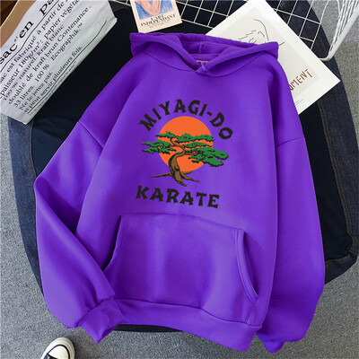 Σέξι γυναίκες εμπνευσμένες από Miyagi Do Karate Φούτερ με κουκούλα casual fleece Γυναικεία γυναικεία κουκούλα χιπ χοπ πουλόβερ Streetwear Unisex