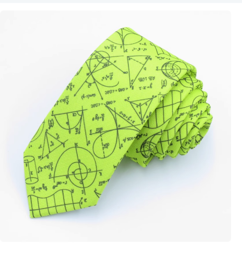 Dzeltena kaklasaite vīriešiem 8 CM melna matemātiskas fizikas raksta kaklasaite vīriešiem siltā krāsā