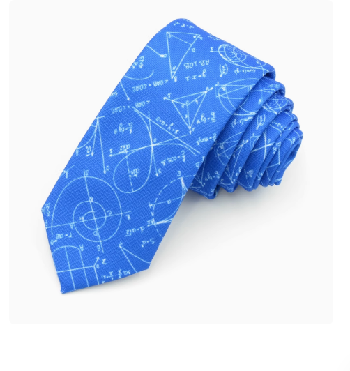 Dzeltena kaklasaite vīriešiem 8 CM melna matemātiskas fizikas raksta kaklasaite vīriešiem siltā krāsā