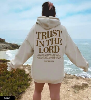 Love Like Jesus Letter Print Christian Hoodie за жени Ежедневни удобни топли горнища Oversize суичър Тенденция Дамски дрехи